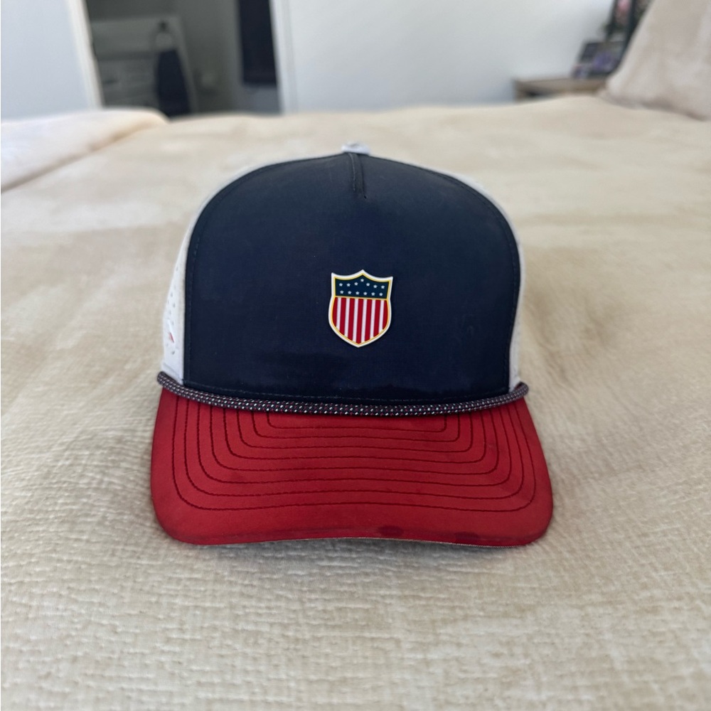 Melin Brand Navy and Red Hat